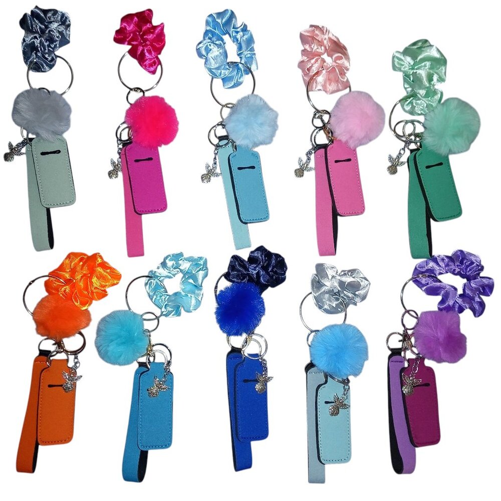 Scrunchie Keychains